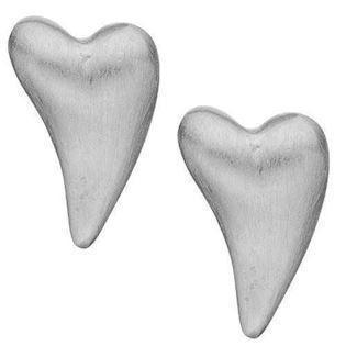 Christina Collect 925 sterling silver Brushed Hearts fine small brushed hearts, model 671-S09
